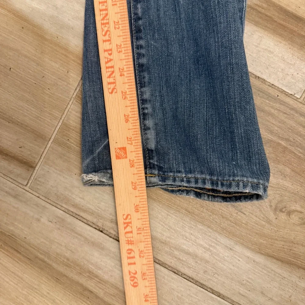 Polo Jeans Co Ralph Lauren Mercer Low Rise Straight Leg Blue Denim Jeans 33x30